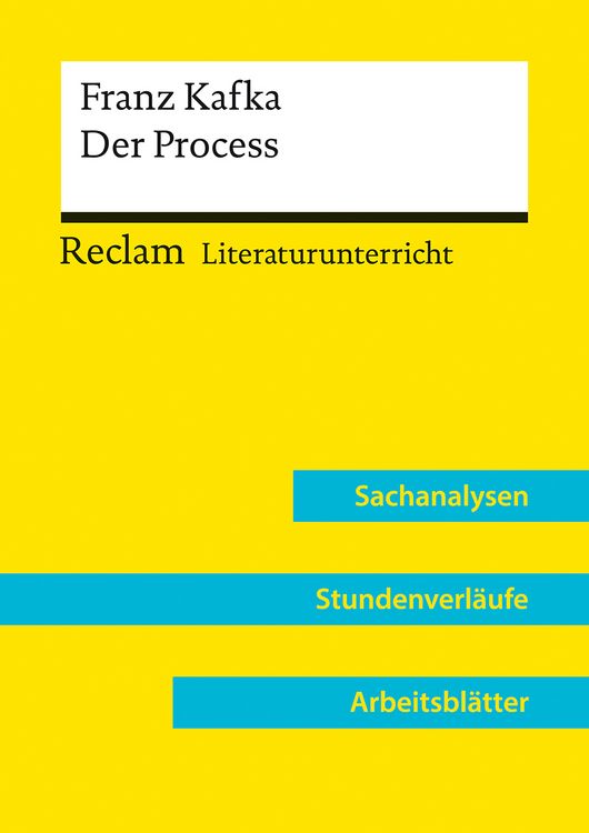 Produktbild: Franz Kafka: Der Process (Lehrerband)
