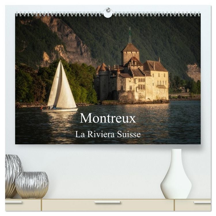 Produktbild: Montreux, la Riviera Suisse (Calendrier mural 2026 DIN A2 vertical) calendrier de bureau