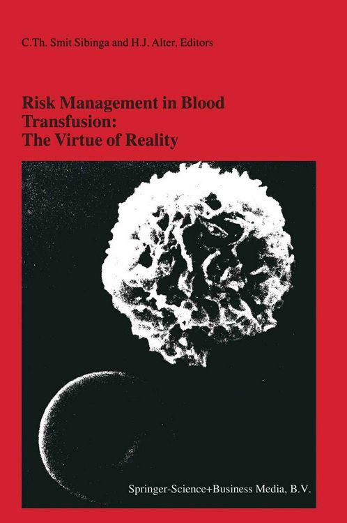 Produktbild: Risk Management in Blood Transfusion: The Virtue of Reality