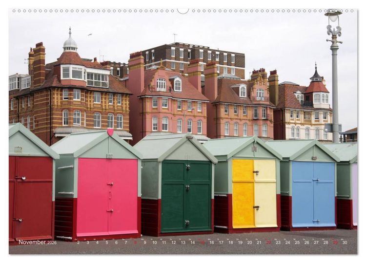 Produktbild: Brighton Pier Bunter Sommer (Wandkalender 2026 DIN A2 quer), CALVENDO Monatskalender