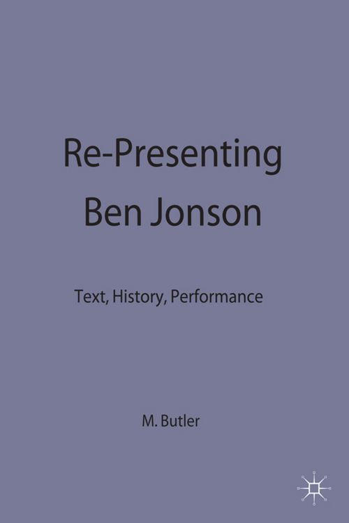 Produktbild: Re-Presenting Ben Jonson