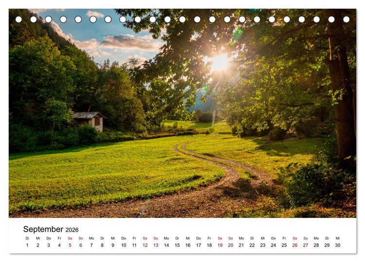 Produktbild: Bergell - Bregaglia Impressionen (Tischkalender 2026 DIN A5 quer), CALVENDO Monatskalender