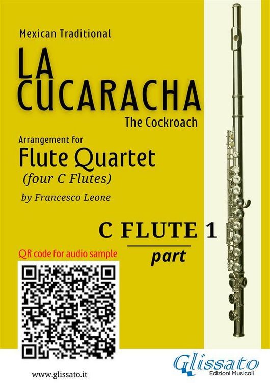 Produktbild: Flute 1 part of "La Cucaracha" for Flute Quartet
