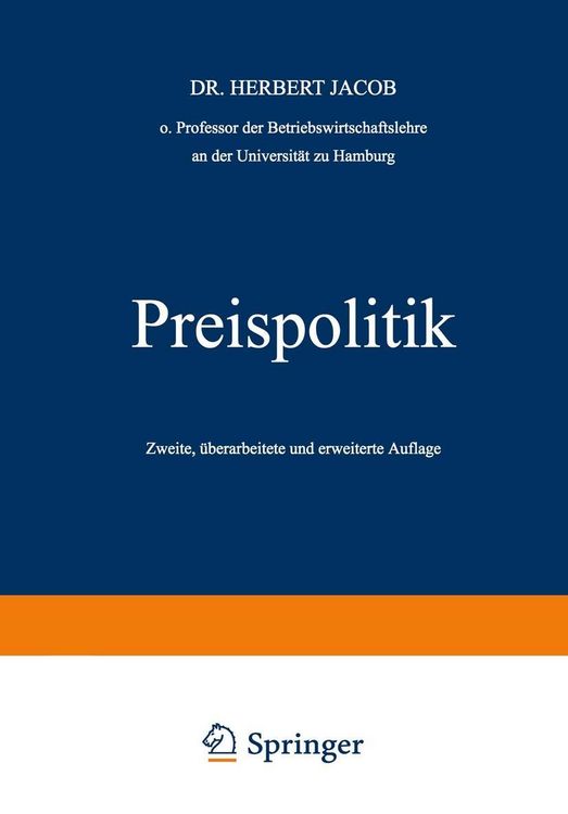 Produktbild: Preispolitik