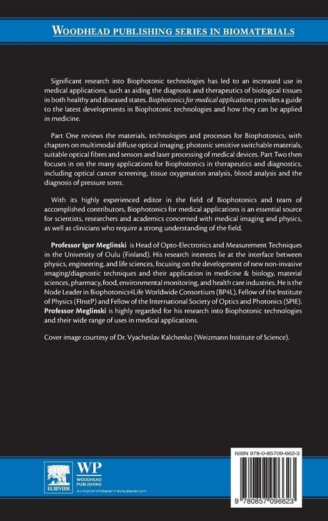 Produktbild: Biophotonics for Medical Applications