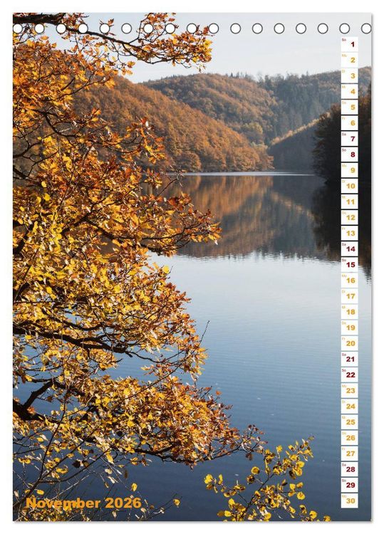 Produktbild: EIFEL - Kraftorte Wald und Wasser (Tischkalender 2026 DIN A5 hoch), CALVENDO Monatskalender