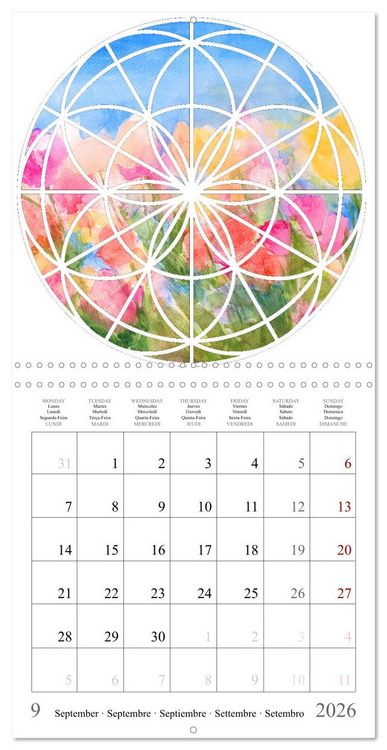 Produktbild: Your personalised yoga planner (Wall Calendar 2026 12 &times; 12 Inch) CALVENDO 12 Month Wall Calendar