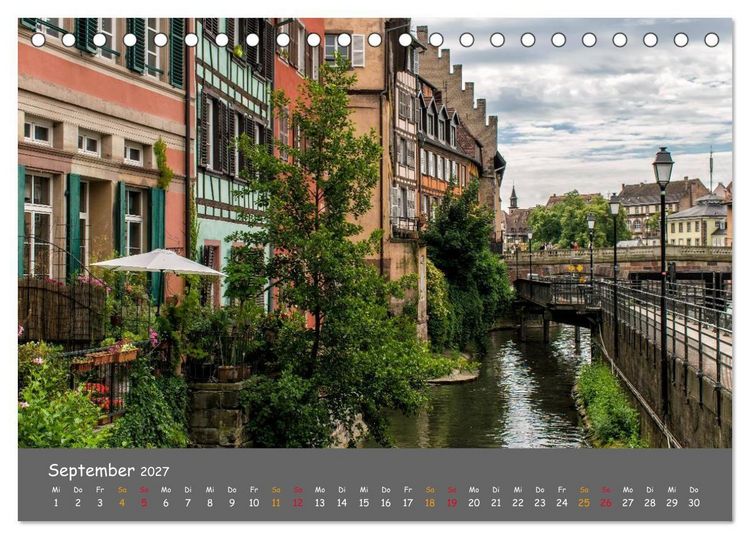 Produktbild: Eindr&uuml;cke aus dem Elsass (Tischkalender 2027 DIN A5 quer), CALVENDO Monatskalender