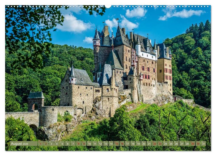 Produktbild: Mosel-Burgen (Wandkalender 2026 DIN A2 quer), CALVENDO Monatskalender