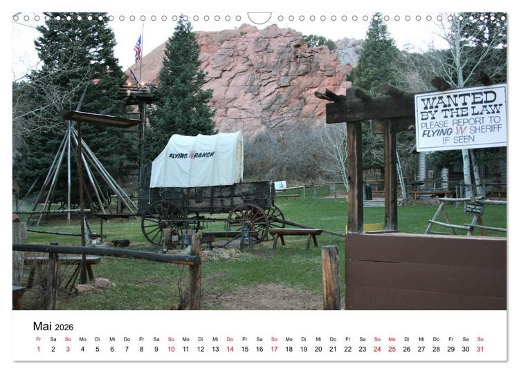 Produktbild: Colorado, USA - Ausflugsziele rund um Colorado Springs (Wandkalender 2026 DIN A3 quer), CALVENDO Monatskalender
