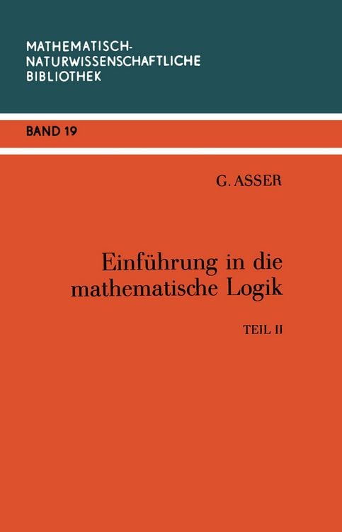 Produktbild: Einf&uuml;hrung in die Mathematische Logik