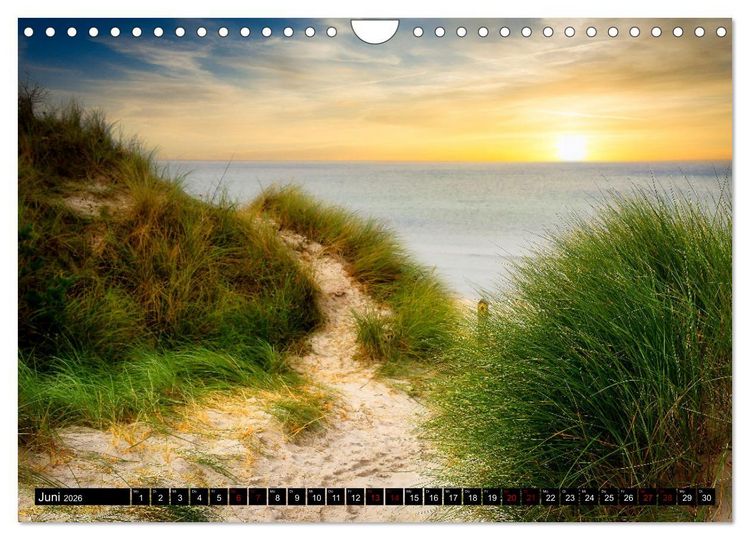 Produktbild: Fischland - Dar&szlig;- Zingst (Wandkalender 2026 DIN A4 quer), CALVENDO Monatskalender