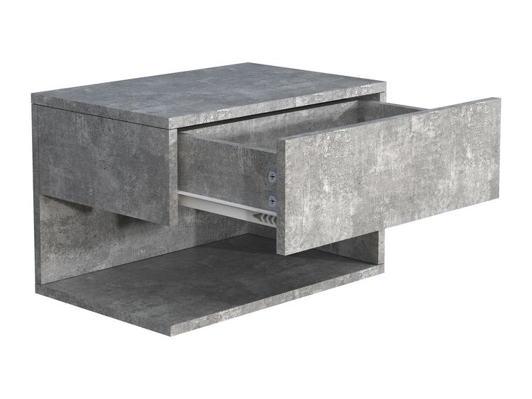 Produktbild: Wandschublade Wand H&auml;nge Nachttisch Usal XL 45cm