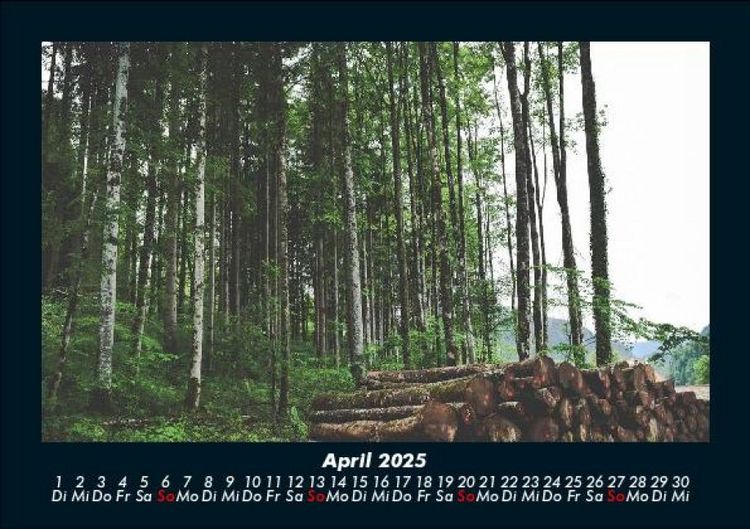 Produktbild: Landschaftskalender 2025 Fotokalender DIN A5