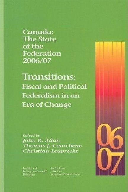 Produktbild: Canada: The State of the Federation 2006/07