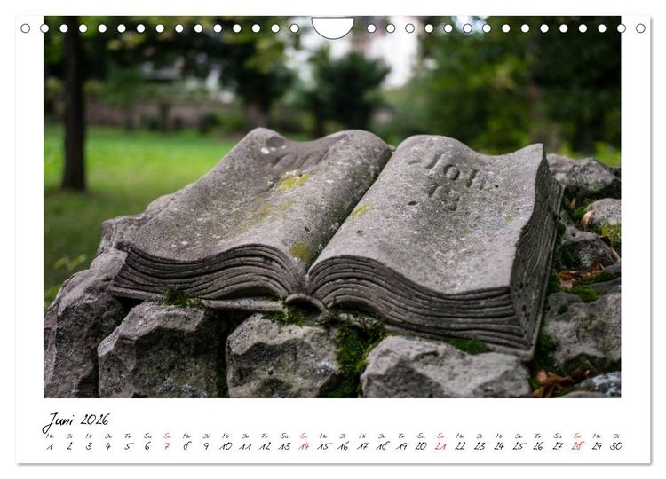 Produktbild: Alter Friedhof Freiburg (Wandkalender 2026 DIN A4 quer), CALVENDO Monatskalender
