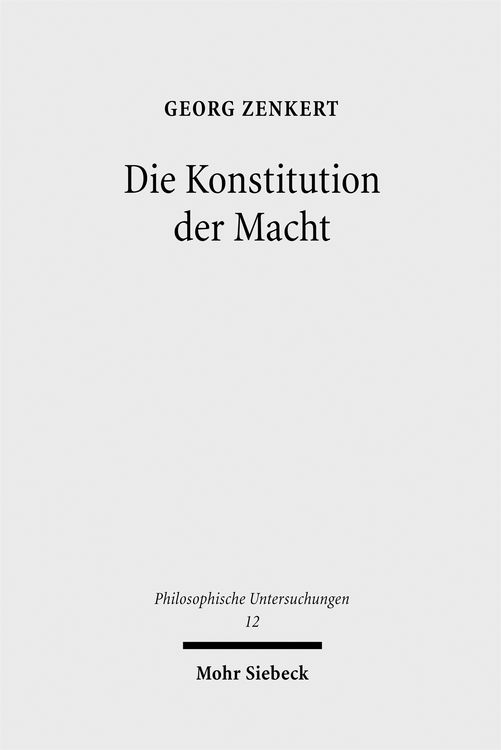 Produktbild: Die Konstitution der Macht