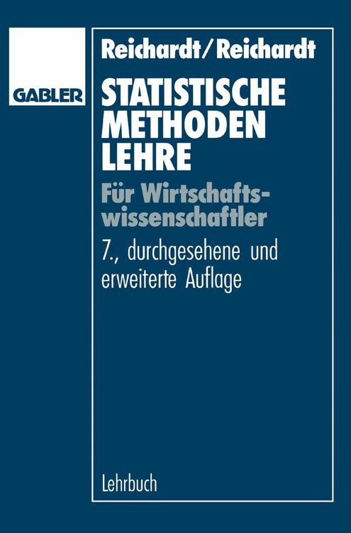 Produktbild: Statistische Methodenlehre f&uuml;r Wirtschaftswissenschaftler