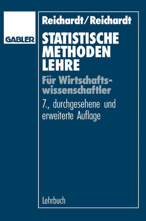 Produktbild: Statistische Methodenlehre für Wirtschaftswissenschaftler