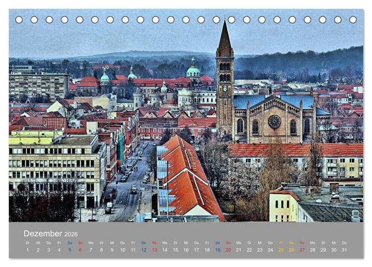 Produktbild: Potsdam von Oben (Tischkalender 2026 DIN A5 quer), CALVENDO Monatskalender