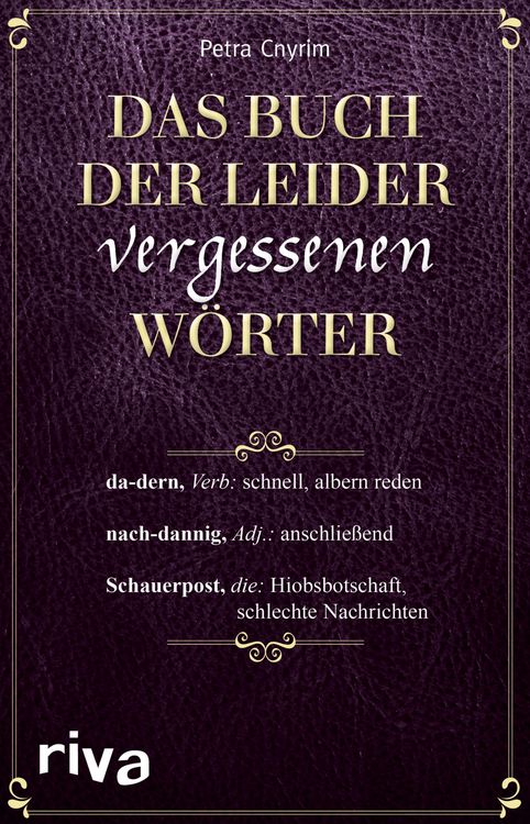Produktbild: Das Buch der leider vergessenen W&ouml;rter