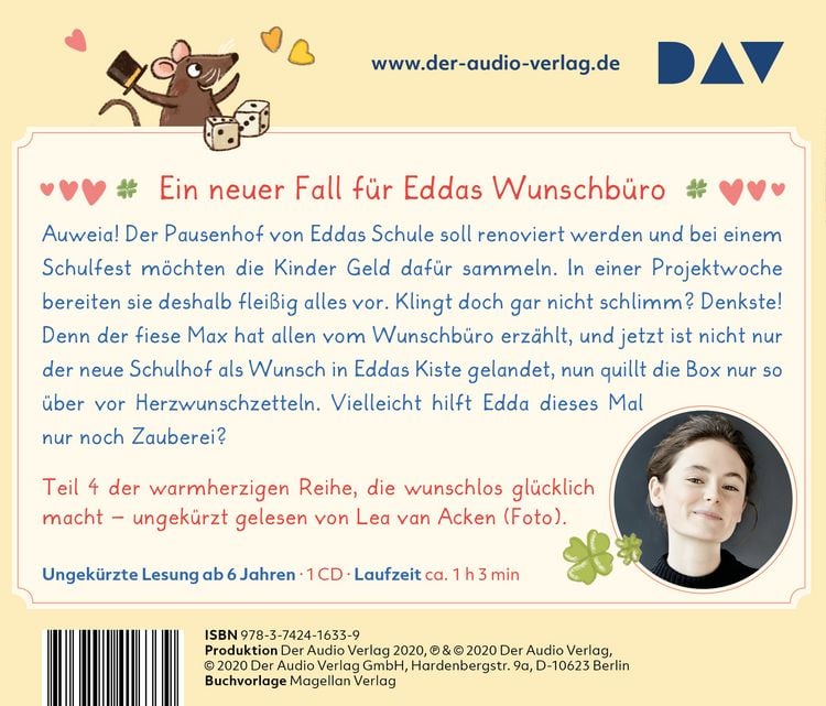 Produktbild: Wunschb&uuml;ro Edda &ndash; Teil 4: Wunschalarm im Klassenzimmer