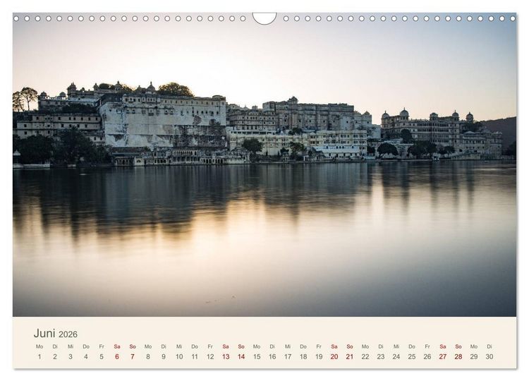 Produktbild: Rajasthan - Architektur im Land der K&ouml;nige (Wandkalender 2026 DIN A3 quer), CALVENDO Monatskalender