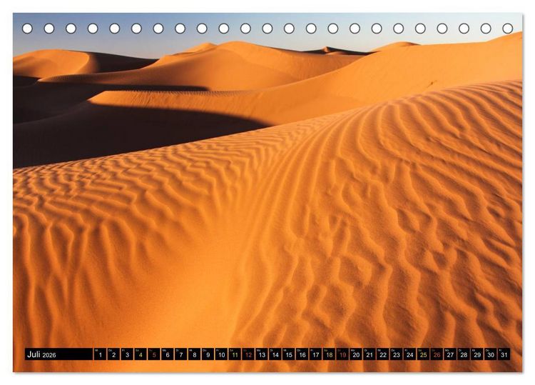Produktbild: D&uuml;nen. Diamanten der W&uuml;ste (Tischkalender 2026 DIN A5 quer), CALVENDO Monatskalender