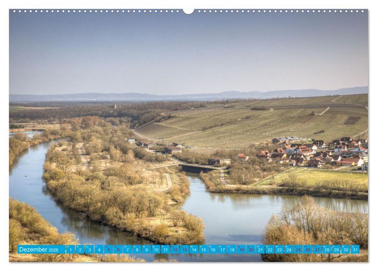Produktbild: Natur pur - Volkach am Main (Wandkalender 2026 DIN A2 quer), CALVENDO Monatskalender