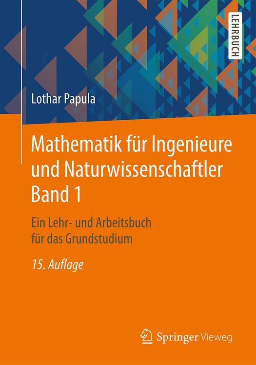 Produktbild: Mathematik f&uuml;r Ingenieure und Naturwissenschaftler Band 1