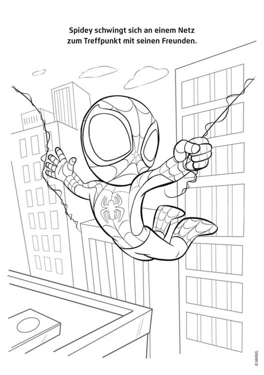 Produktbild: MARVEL Spidey und seine Super-Freunde: Mein cooler Malblock