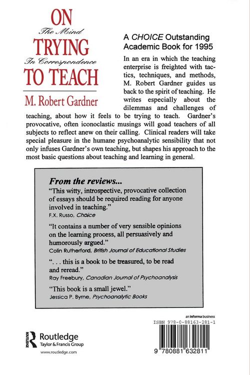 Produktbild: On Trying To Teach