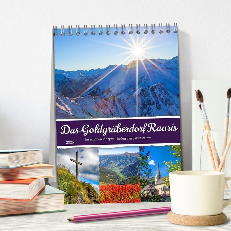 Produktbild: Das Goldgr&auml;berdorf Rauris (Tischkalender 2026 DIN A5 hoch), CALVENDO Monatskalender