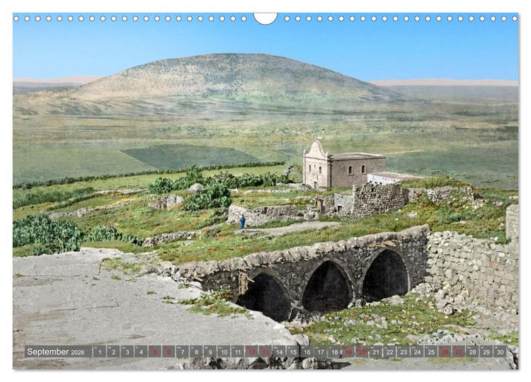 Produktbild: Heiliges Land um das Jahr 1900 - Fotos neu restauriert und koloriert (Wandkalender 2026 DIN A3 quer), CALVENDO Monatskalender