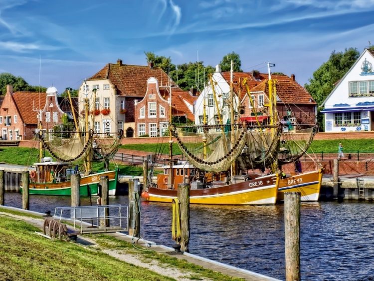 Produktbild: Hafen-Panorama, wie aus dem Bilderbuch (Puzzle)