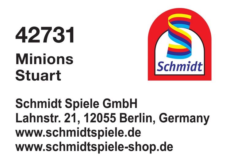 Produktbild: Schmidt 42731 - Minions, Stuart, Pl&uuml;schfigur, 25 cm