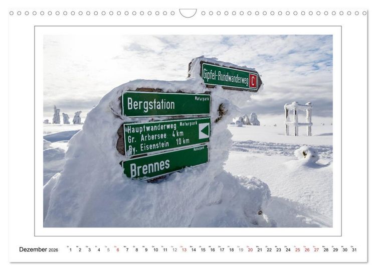 Produktbild: Rund um den Gro&szlig;en Arber (Wandkalender 2026 DIN A3 quer), CALVENDO Monatskalender