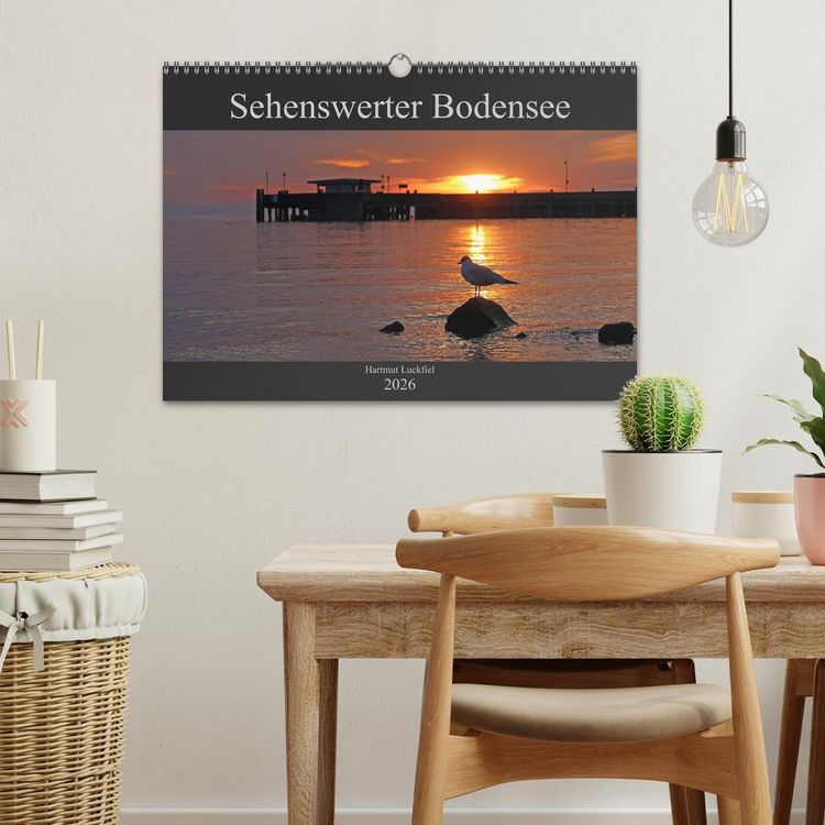 Produktbild: Sehenswerter Bodensee (Wandkalender 2026 DIN A3 quer), CALVENDO Monatskalender