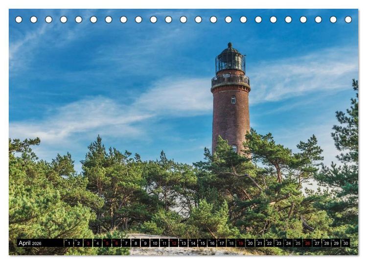 Produktbild: Die Ostseek&uuml;ste in Mecklenburg-Vorpommern (Tischkalender 2026 DIN A5 quer), CALVENDO Monatskalender