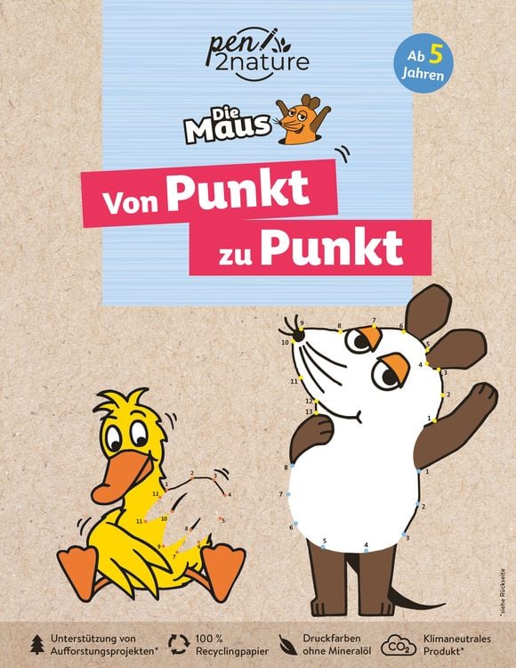 Bild vom Artikel Die Maus: Von Punkt zu Punkt. Für Kinder ab 5 Jahren vom Autor Pen2nature