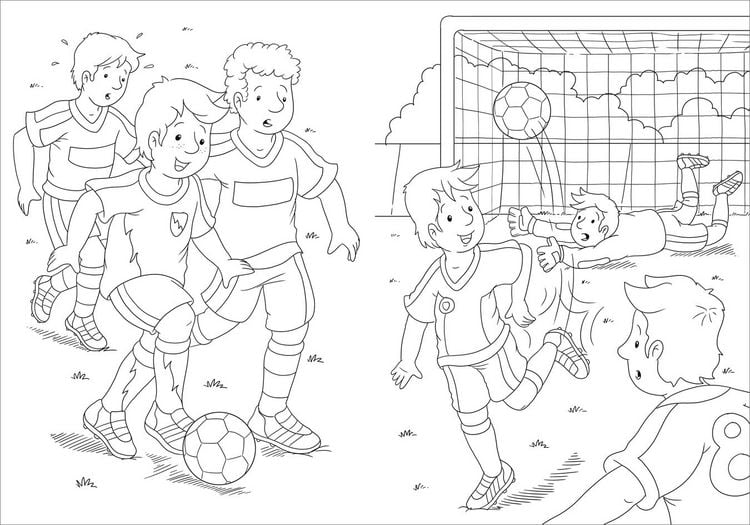 Produktbild: Fu&szlig;ball. Buntes Sticker-Malbuch