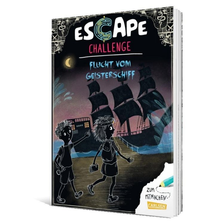 Produktbild: Escape-Buch f&uuml;r Grundschulkinder: Escape Challenge: Flucht vom Geisterschiff
