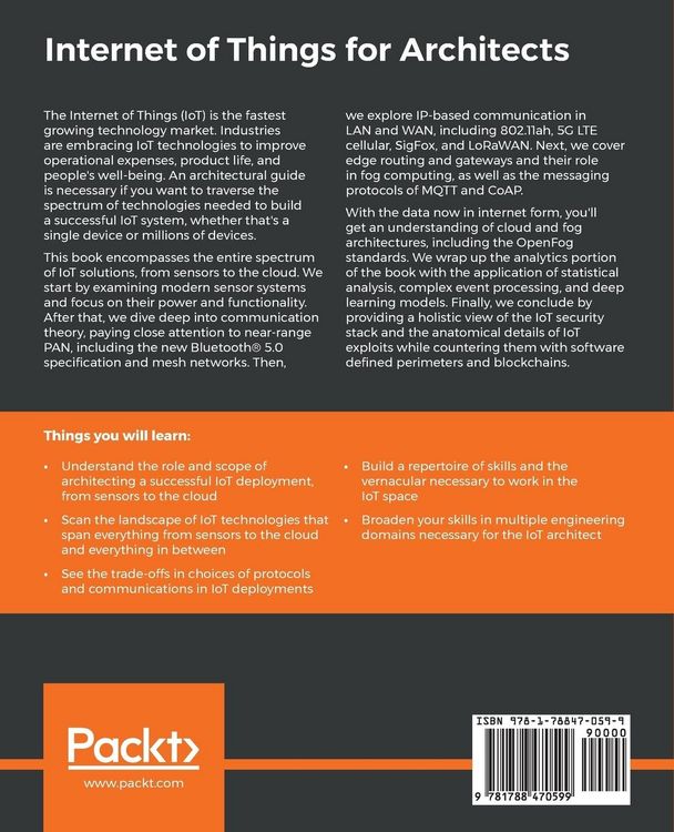 Produktbild: Internet of Things for Architects