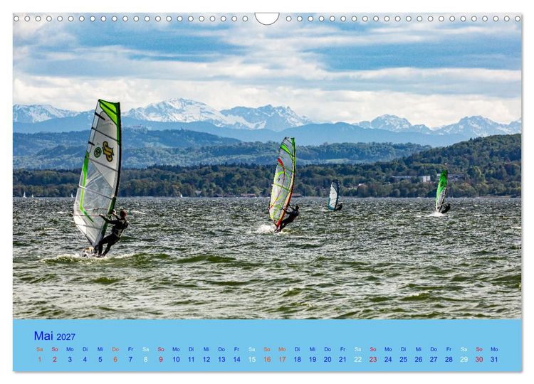 Produktbild: Ammersee-Ansichten (Wandkalender 2027 DIN A3 quer), CALVENDO Monatskalender