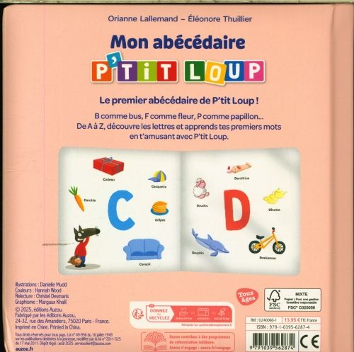 Produktbild: Mon ab&eacute;c&eacute;daire P'tit Loup