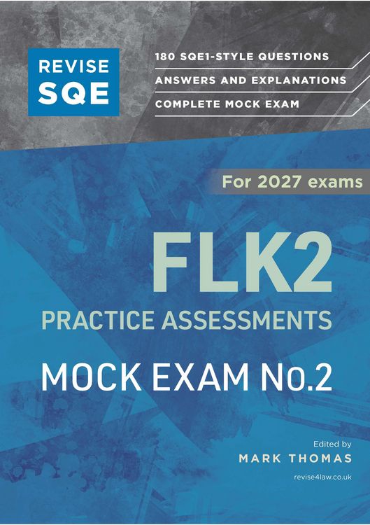 Produktbild: Revise SQE FLK2 Practice Assessments 2027: Mock Exam 2
