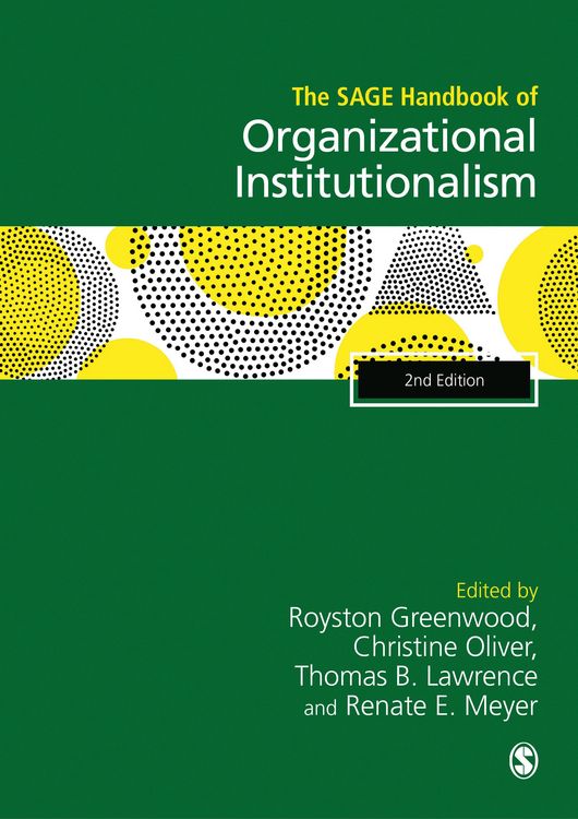 Produktbild: The SAGE Handbook of Organizational Institutionalism