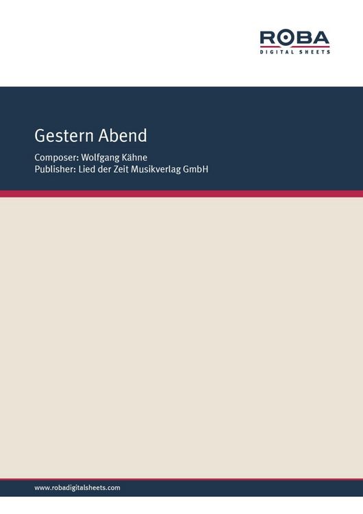 Produktbild: Gestern Abend