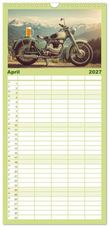 Produktbild: Familienplaner 2027 - Bier im Blut - Ma&szlig; f&uuml;r Ma&szlig; durchs M&auml;nnerjahr mit 5 Spalten (Wandkalender, 21 x 45 cm) CALVENDO