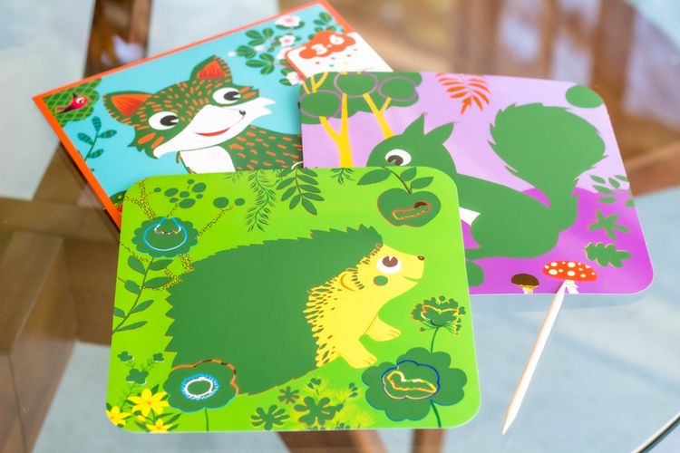 Produktbild: 3 bis 6 Jahre - Kratzbilder Country creatures